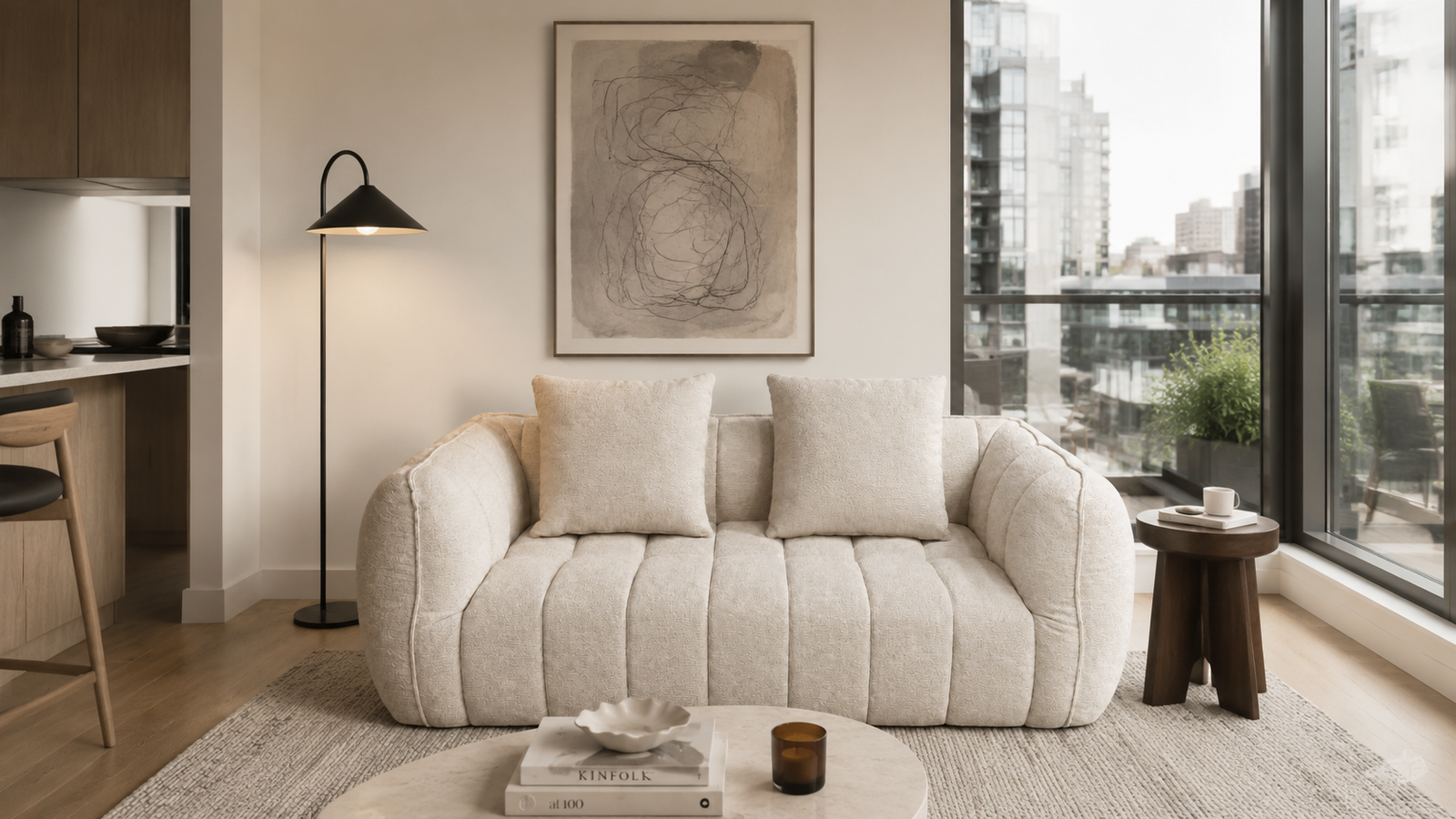 Pumpkin Loveseat