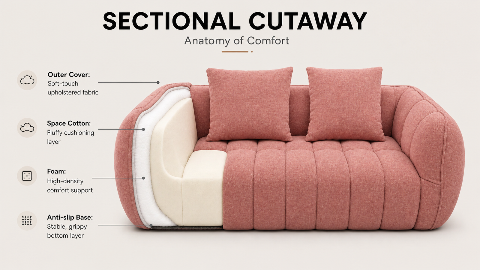 Pumpkin Loveseat