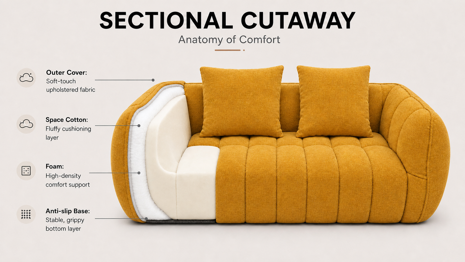Pumpkin Loveseat