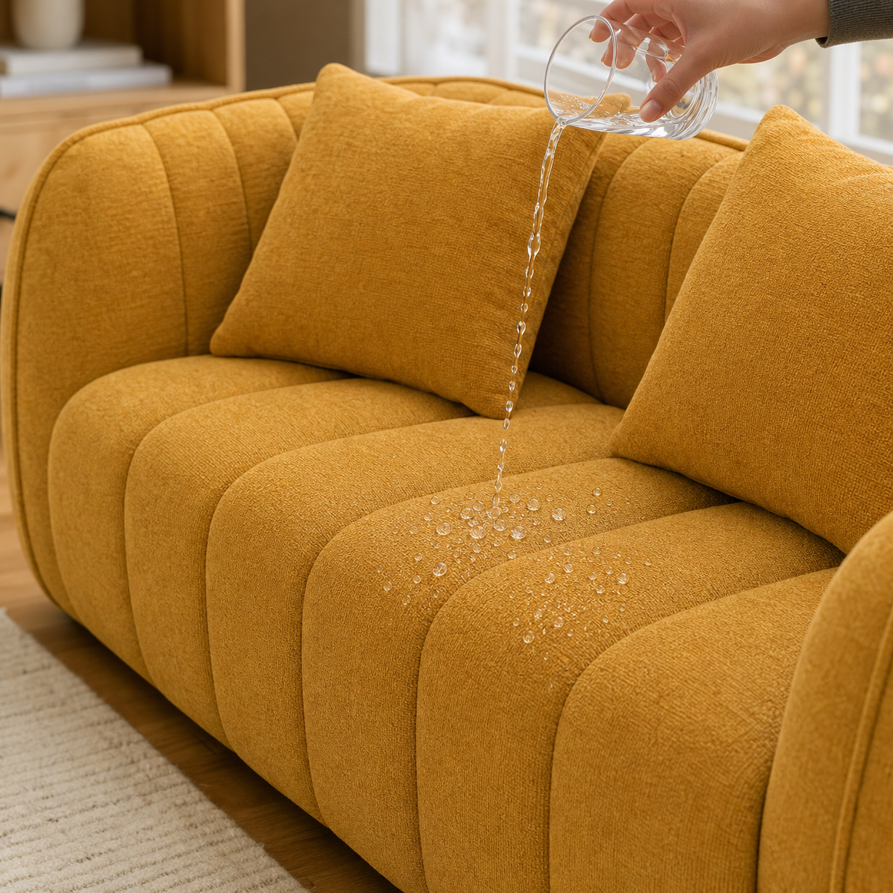 Pumpkin Loveseat