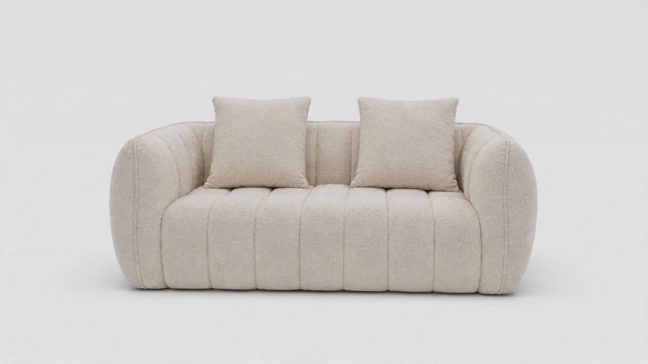 Load video: Pumpkin Loveseat