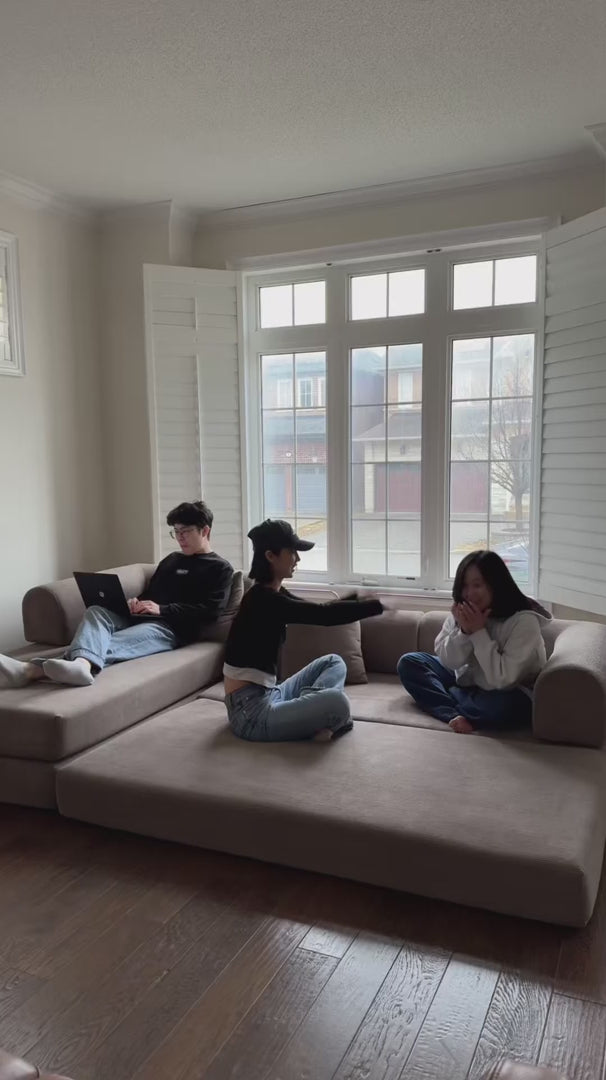 Load video: Snuggle L-shaped