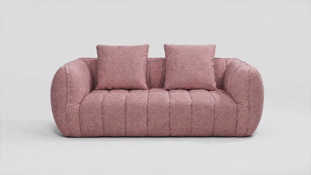 Load video: Pumpkin Loveseat